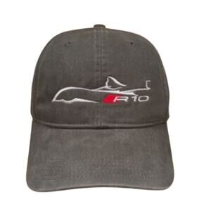 Audi Sport North America R10 Cap Black Adjustable Racing Hat‎ Pacific 396C